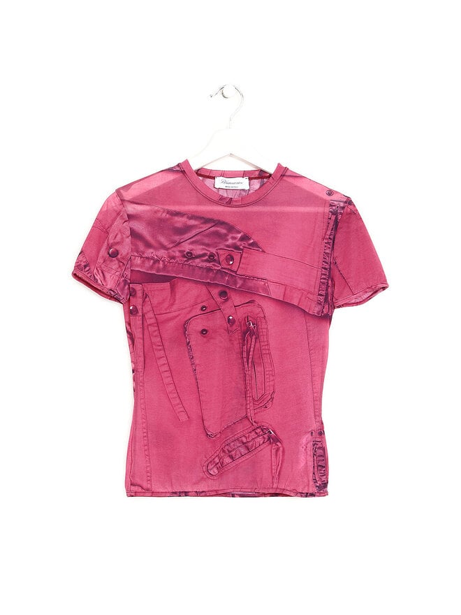 Blumarine T-shirt Graphique Violet