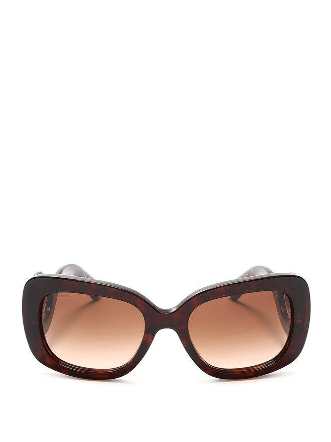 PRADA Tortoiseshell Acetate Sunglasses