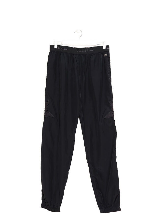 Rick Owens x Champion Black Champion Edition Light Nylon Track Pants