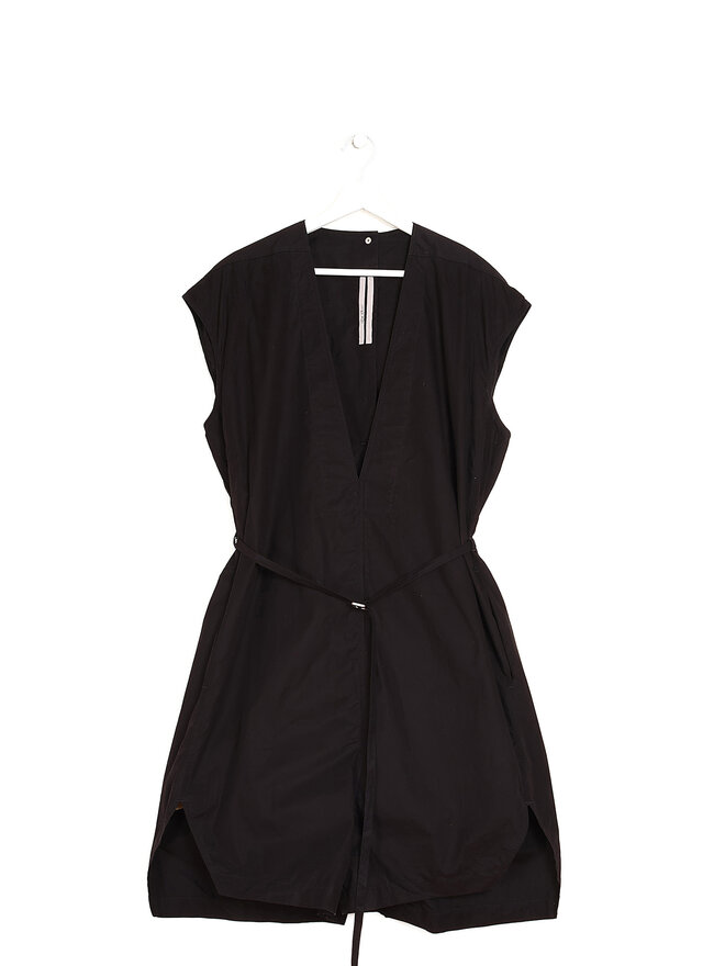 Rick Owens Black Temple SL Short Jumpsuit