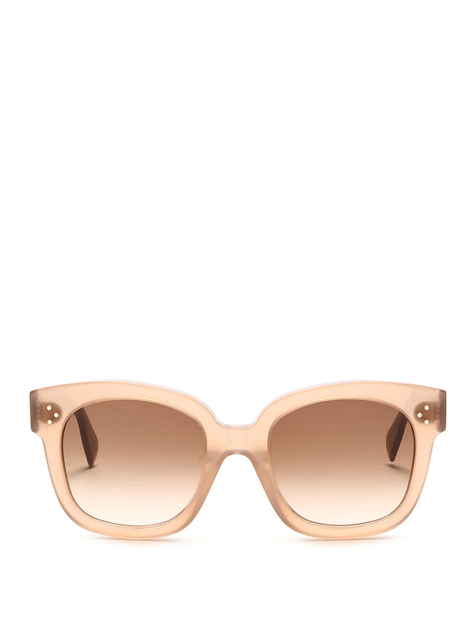 CELINE Lunettes de soleil rectangulaires en acétate