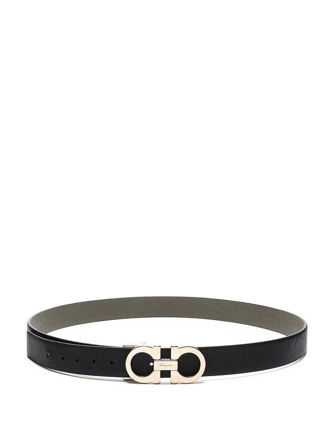 Salvatore Ferragamo Leather Gancini Belt