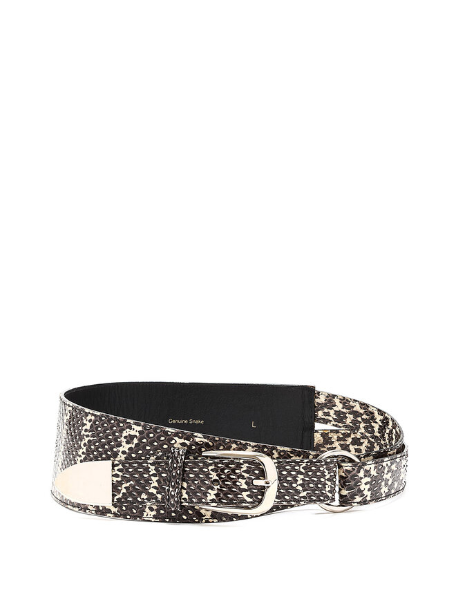 Oscar de la Renta Ceinture en Peau de Serpent Oscar de la Renta