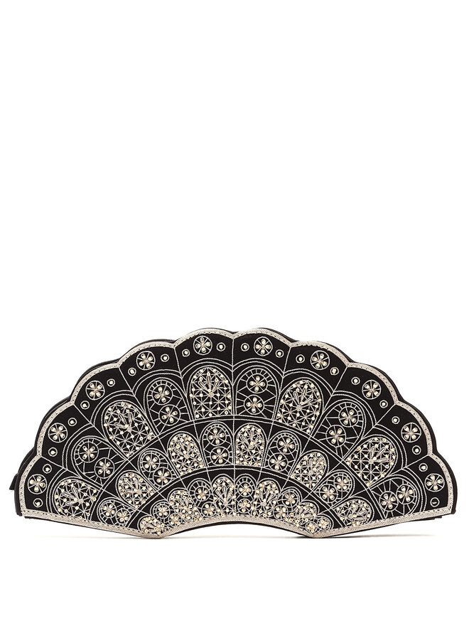 Lulu Guinness Pochette en forme d'éventail