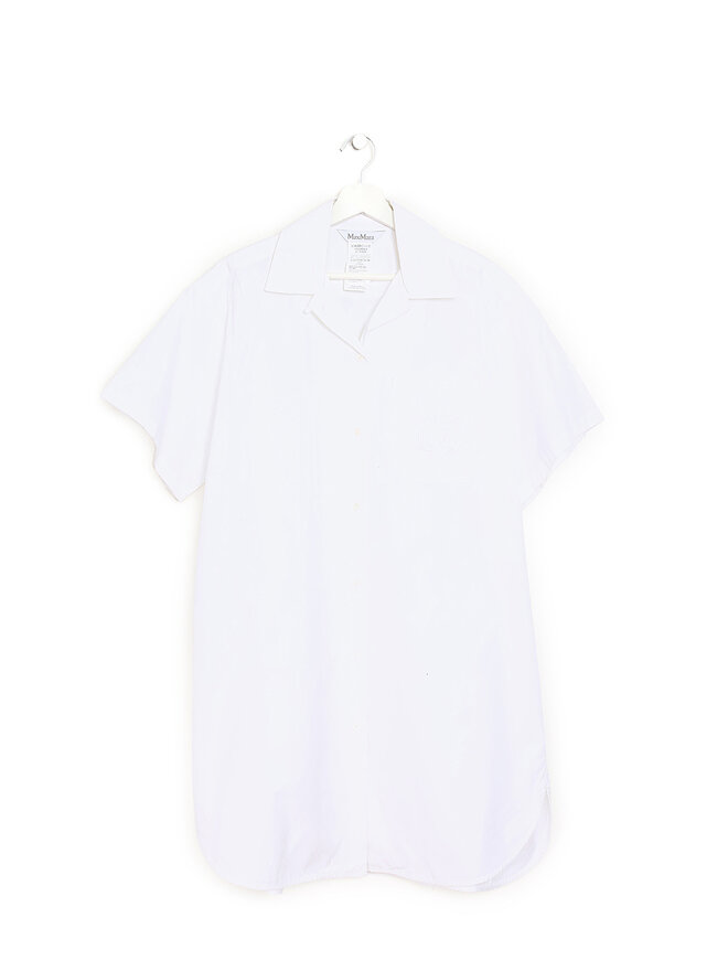 Max Mara White Palau Shirt Dress