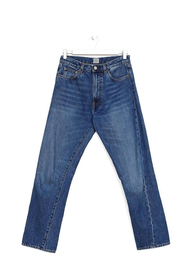 TOTEME Twisted Seam Organic Denim Jeans