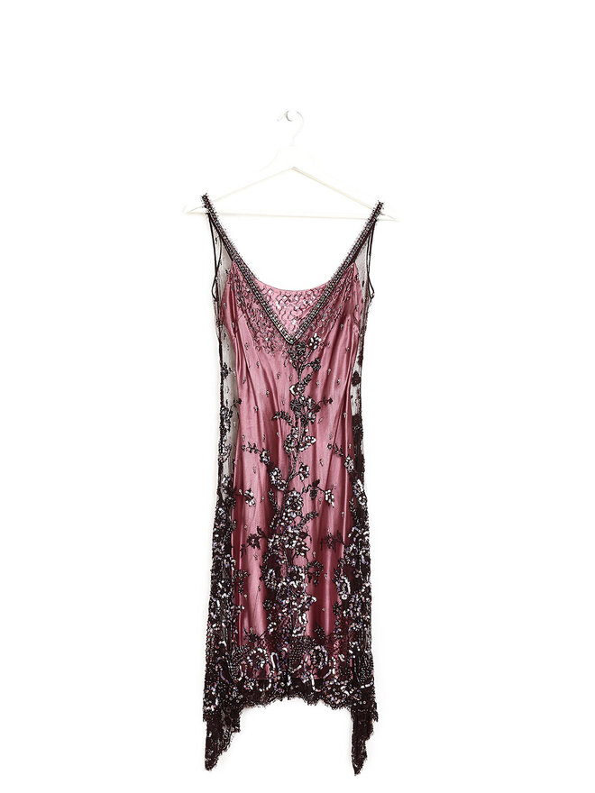 Jenny Packham Robe brodée sans manches