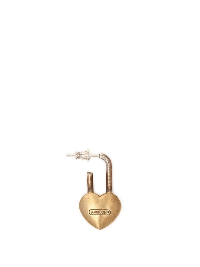 AMBUSH Boucle d'oreille Cadenas Cœur