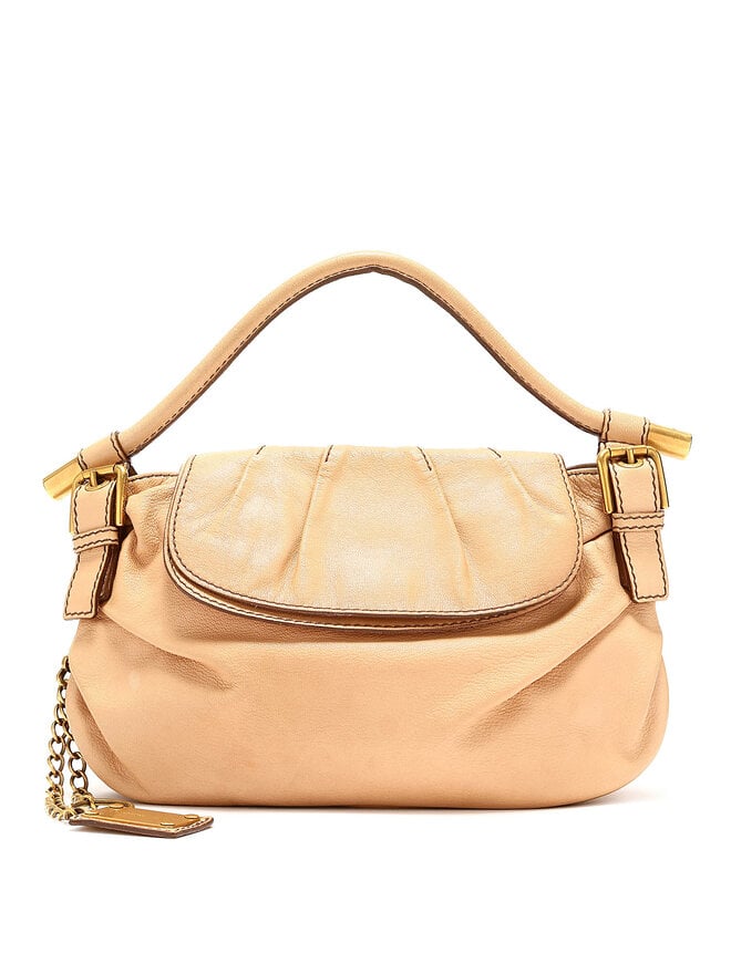 Dolce & Gabbana Sac à épaule en cuir plissé