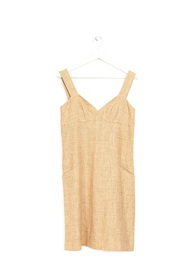 CHANEL Robe en Lin sans Manches
