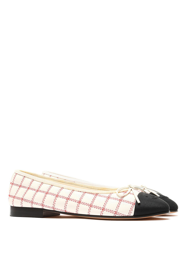 CHANEL Quilted Leather Ballerina Espadrilles