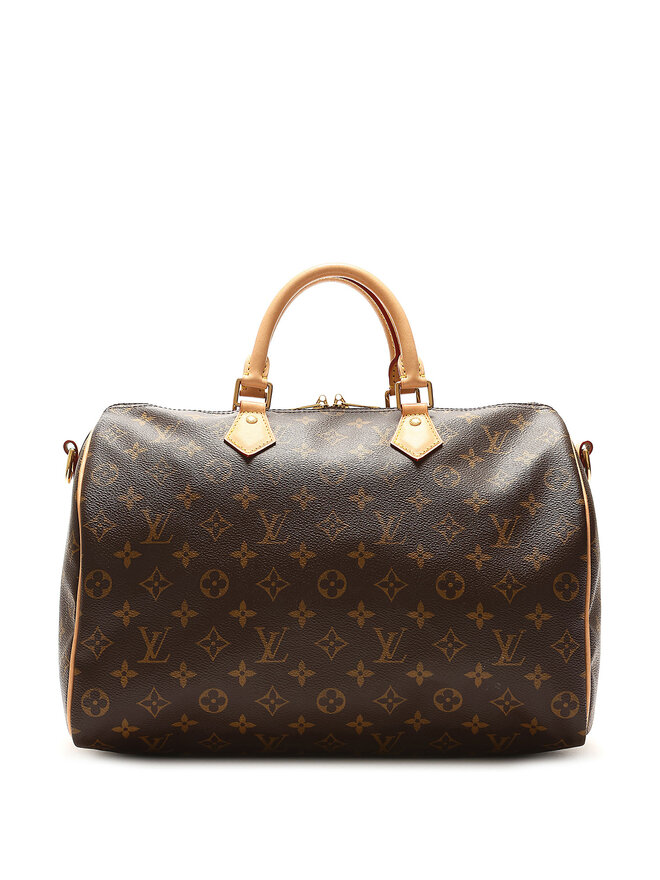 LOUIS VUITTON Monogram Speedy 35 Bag