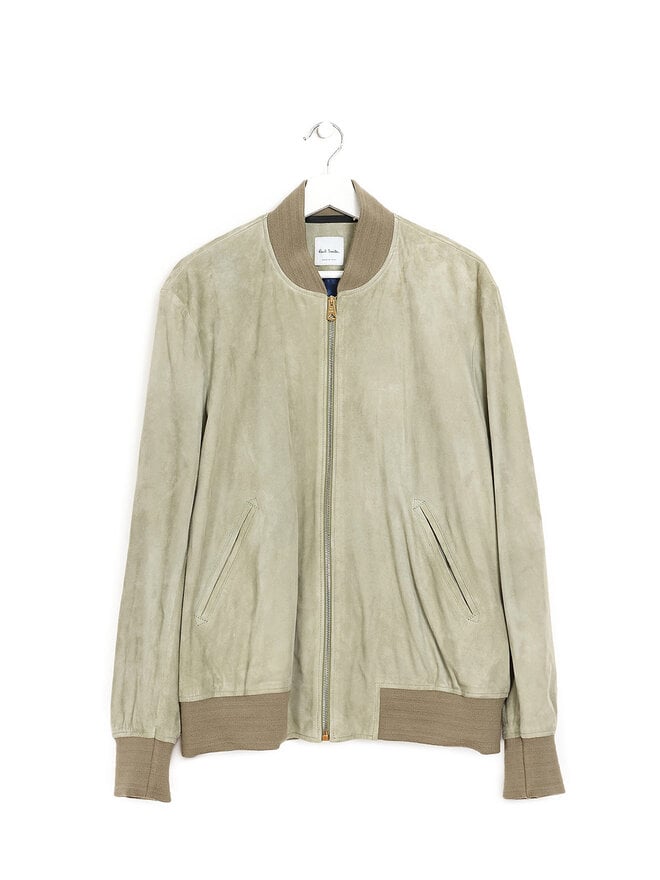 Paul Smith Paul Smith Beige Leather Jacket