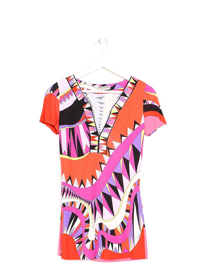 Emilio Pucci Abstract Print Top