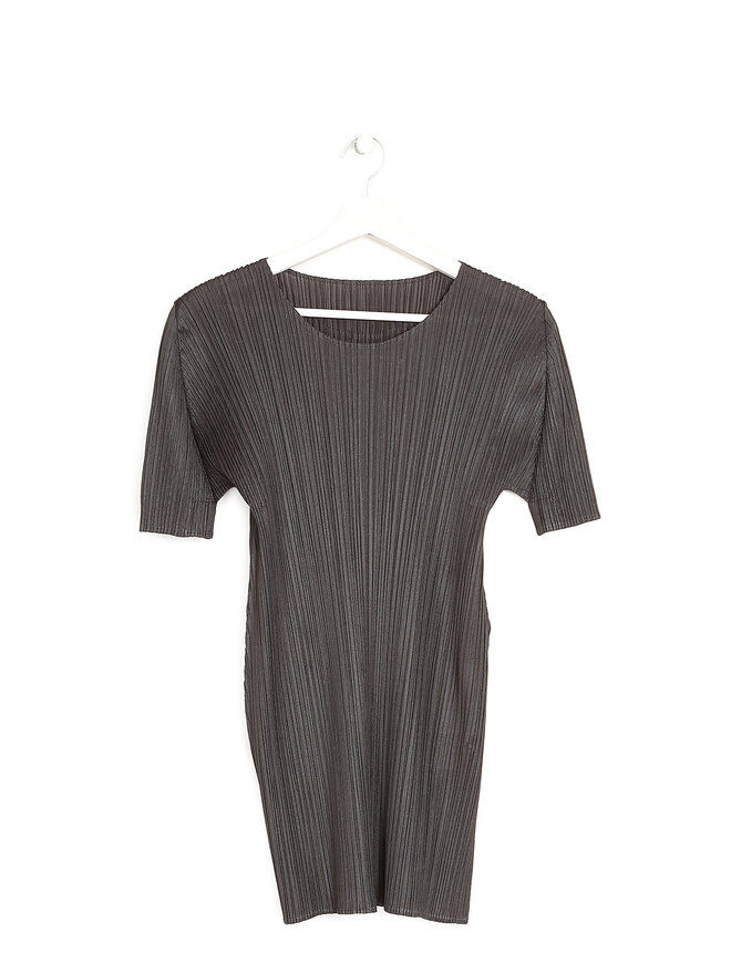 ISSEY MIYAKE PLEATS PLEASE Haut Plissé à Manches Courtes