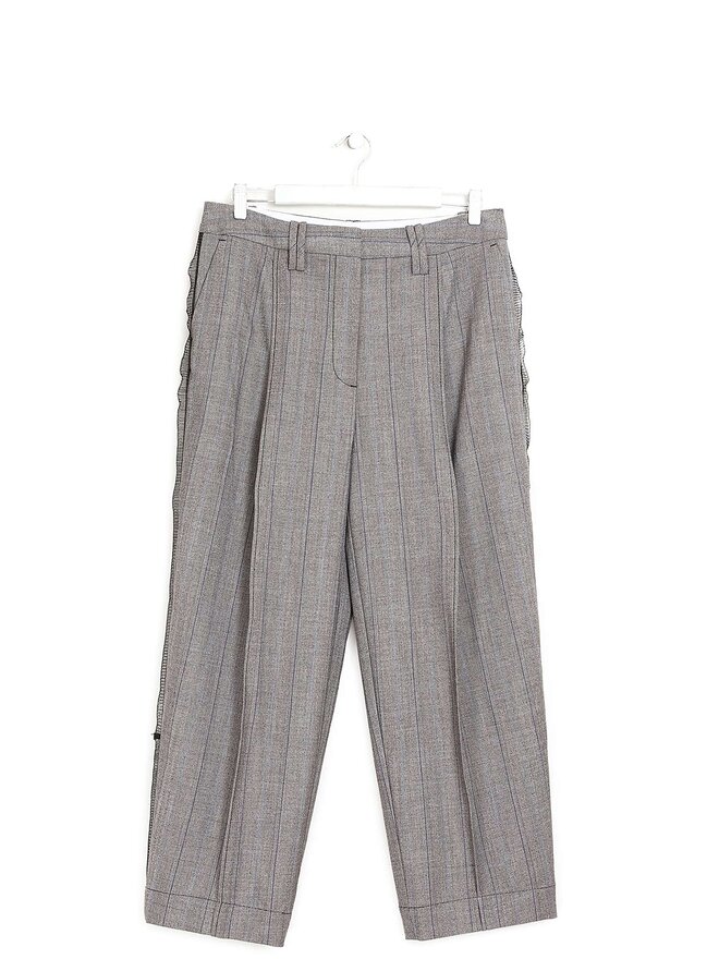 GANNI Pantalon à Motif Chevron