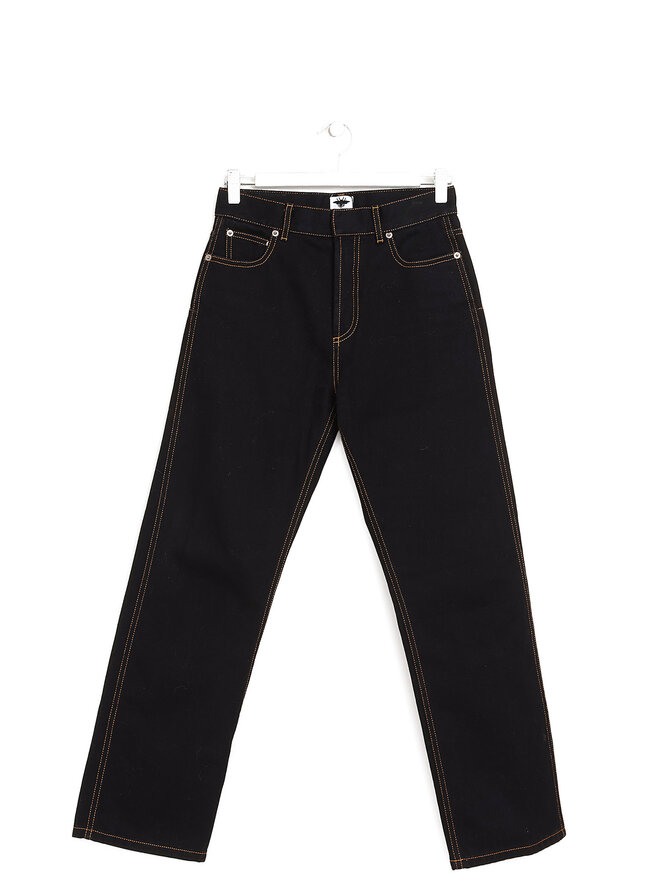 Christian Dior Black Denim Straight-leg Jeans