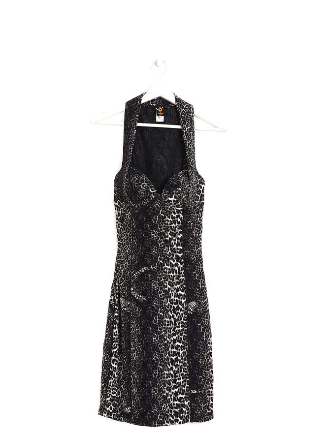 Jean Paul Gaultier SOLEIL Animal Print Midi Dress
