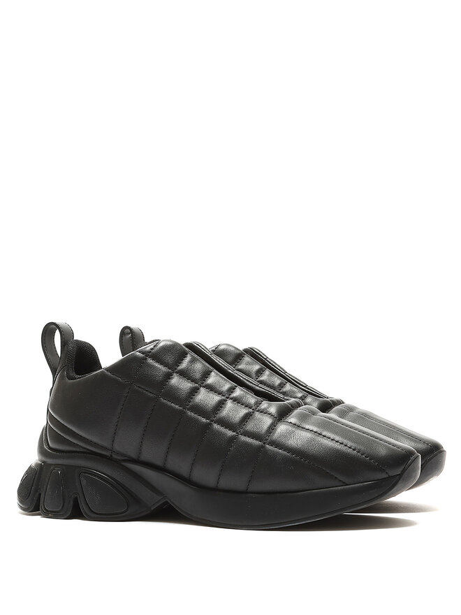 BURBERRY Quilted Leather Low Top Sneakers