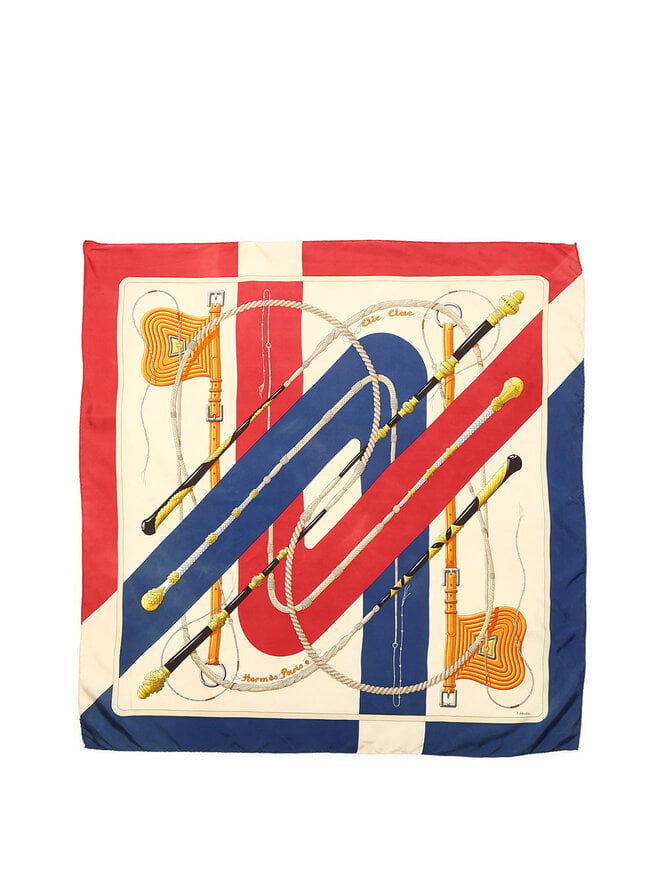 HERMÈS Foulard Nautique en Soie