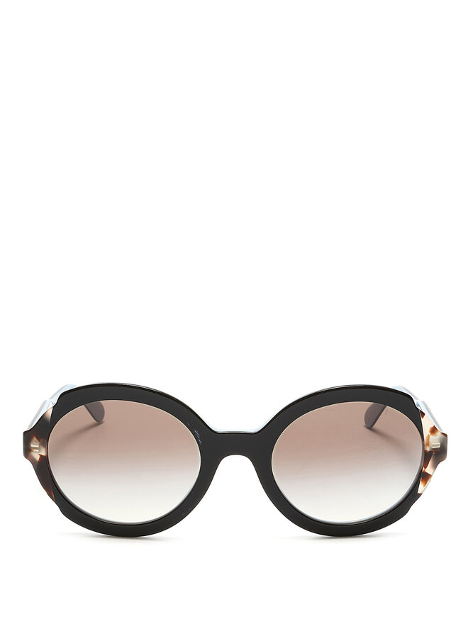 PRADA Prada Oval Acetate Sunglasses