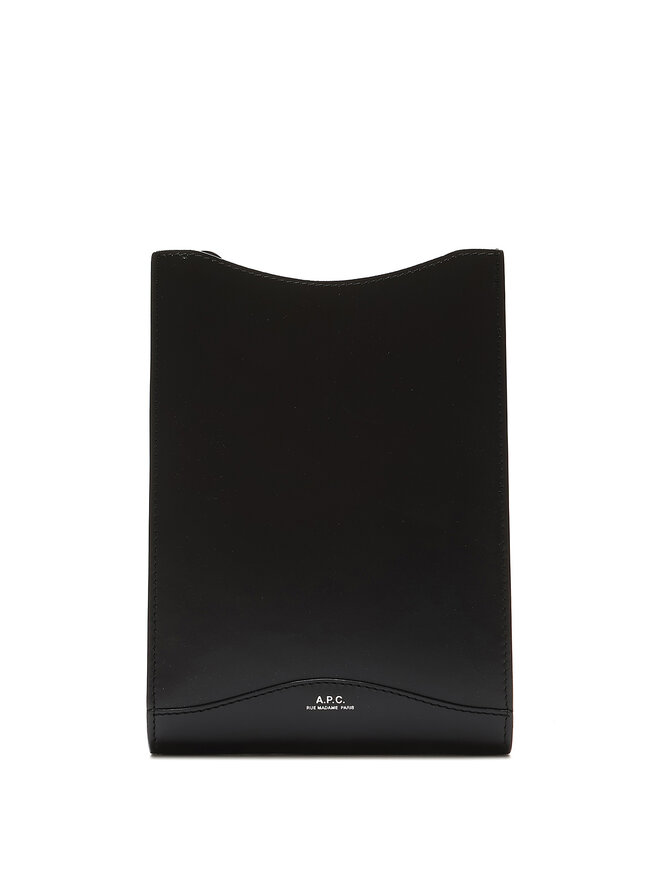 A.P.C. Sac Bandoulière en Cuir Noir