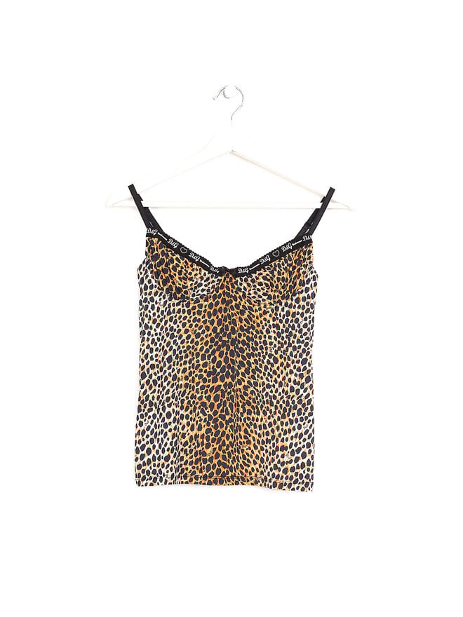 Dolce & Gabbana Leopard Print Sleeveless Camisole