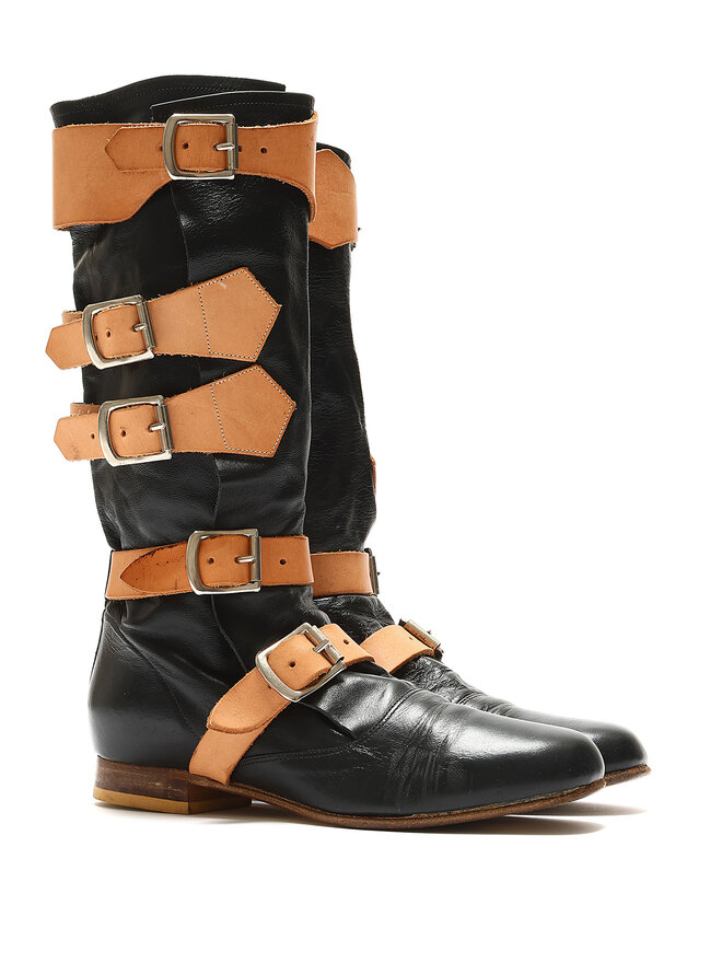 Vivienne Westwood Strapped Leather Boots