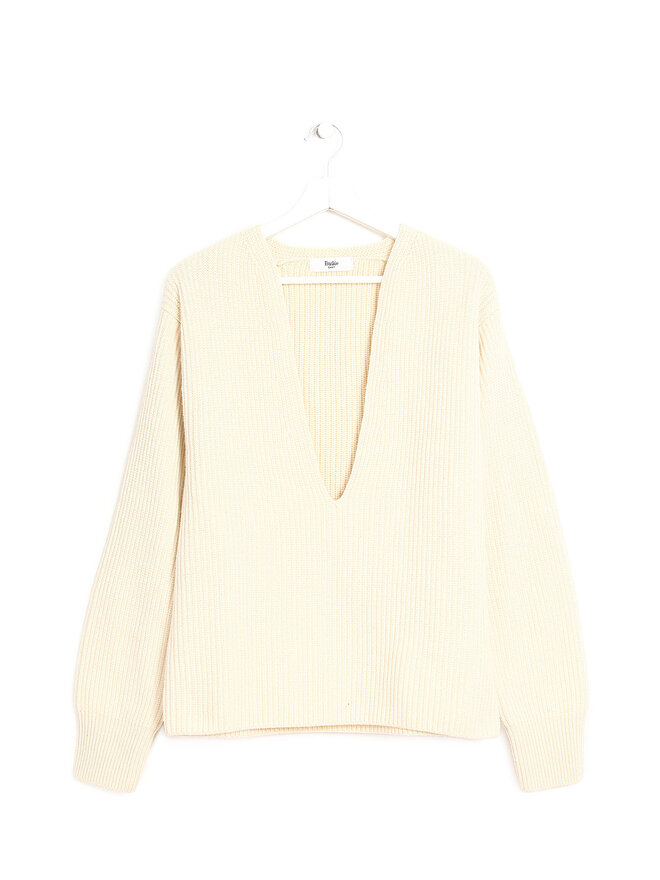 The Frankie Shop V-Neck Wool Sweater
