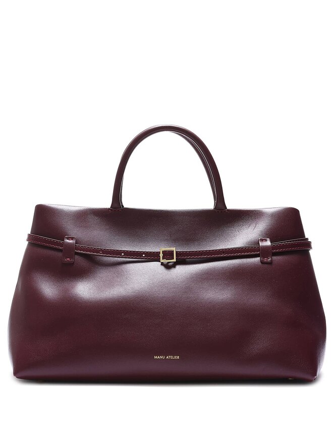 Manu Atelier Le Cambon Merlot Shoulder Bag