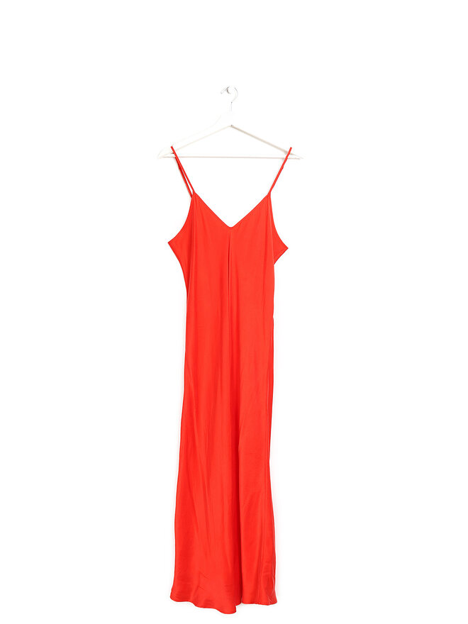 SILK LAUNDRY Silk Laundry 90s Slip Dress