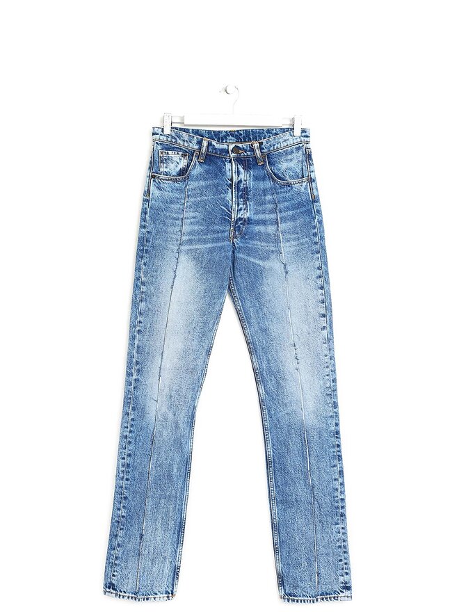 Maison Margiela Jeans en Denim Délavé Ajustés