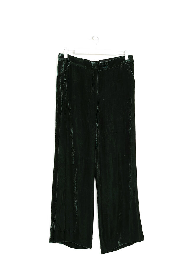 ETRO Green Velvet Trousers