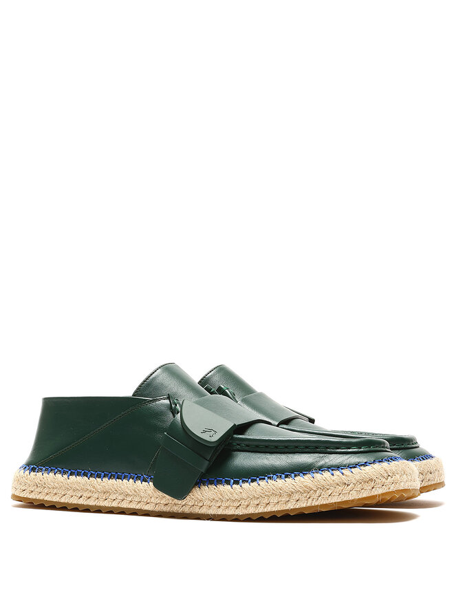 BURBERRY Burberry Leather Espadrilles