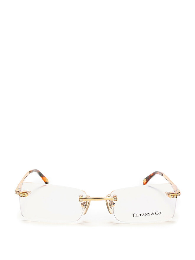 Tiffany & Co. Lunettes Rectangulaires à Verres Transparents