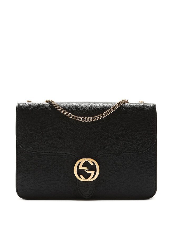 GUCCI Sac à bandoulière Interlocking G moyen