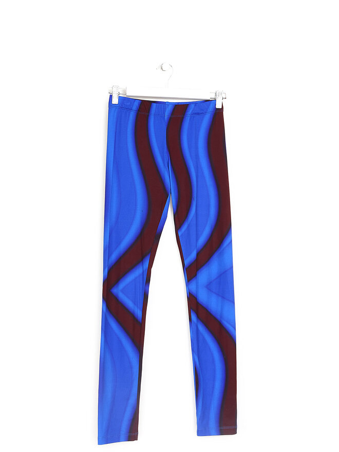 LECAVALIER Abstract Pattern Ankle-Length Leggings