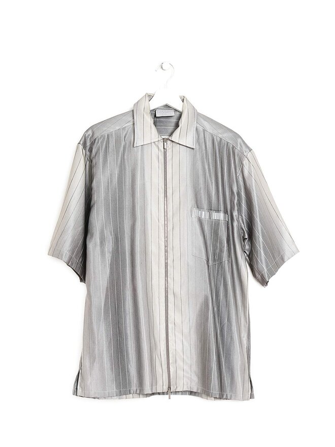 VTMNTS Chemise en Laine à Rayures
