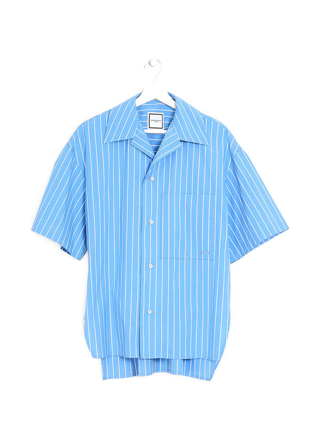WOOYOUNGMI Chemise à Rayures Manches Courtes