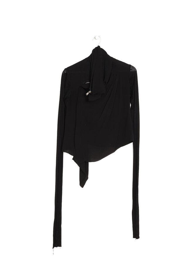 Rick Owens Veston en Soie à Manches Longues