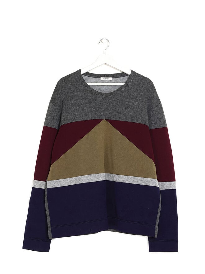 VALENTINO Pull en Modal à Motif Géométrique