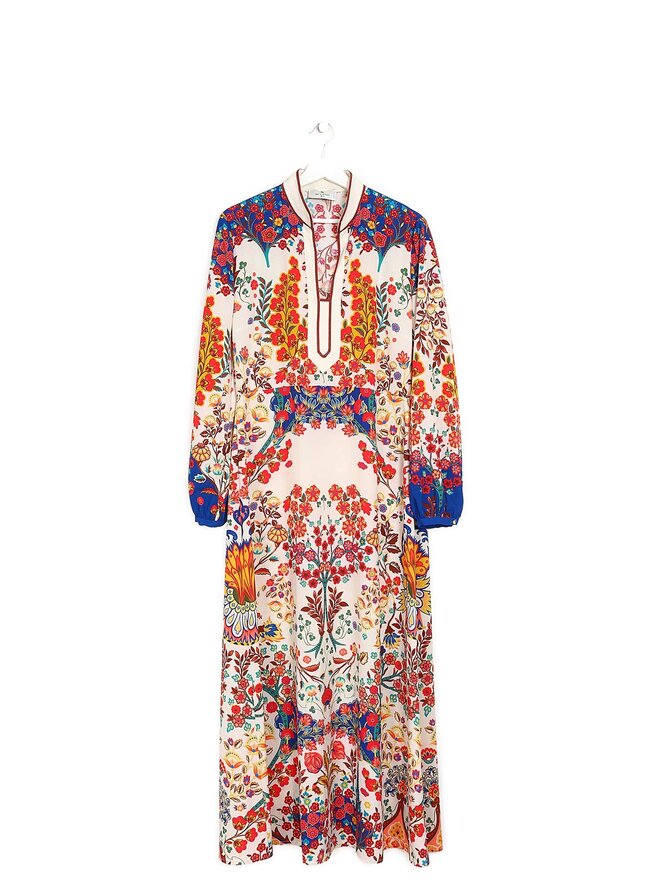 ETRO Tuiga Floral-Print Crepe Midi Dress