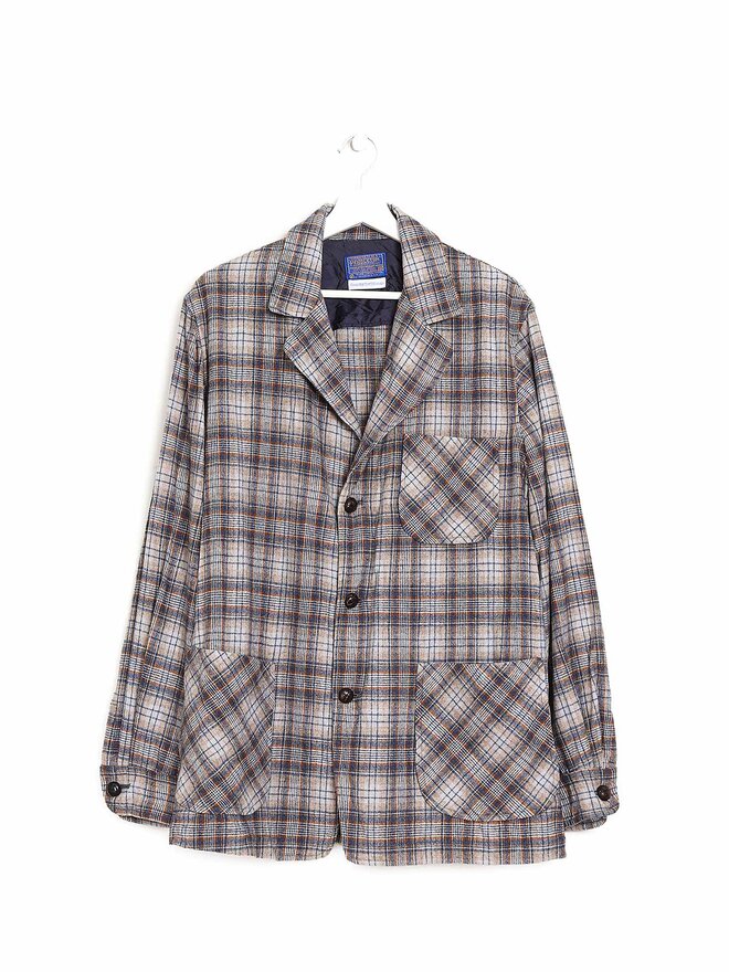 Pendleton Chemise en Laine à Carreaux