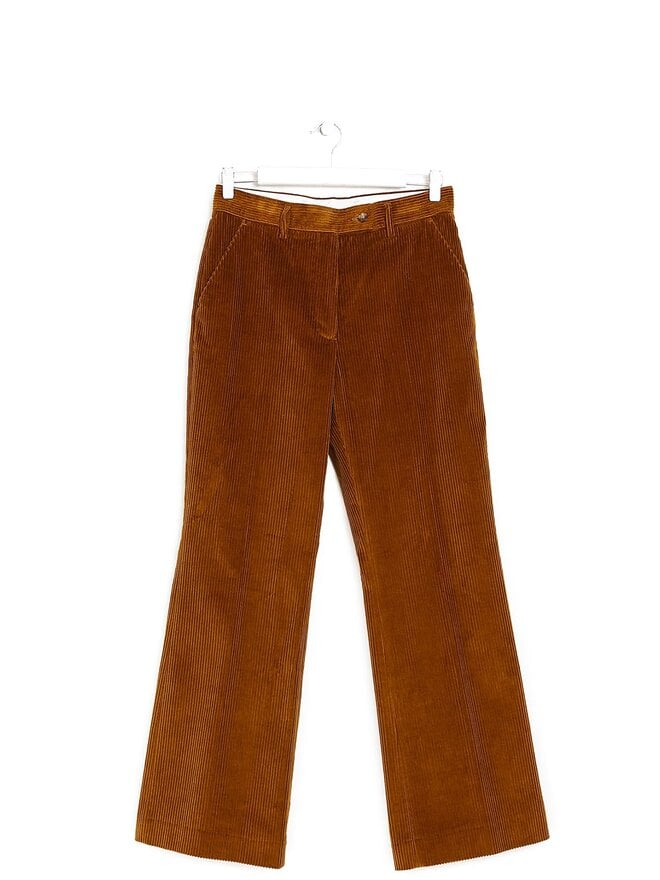 Acne Studios Yellow Corduroy Pants