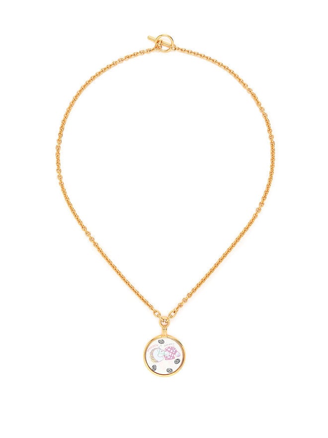 HERMÈS Collier Médaille Glace Amusante