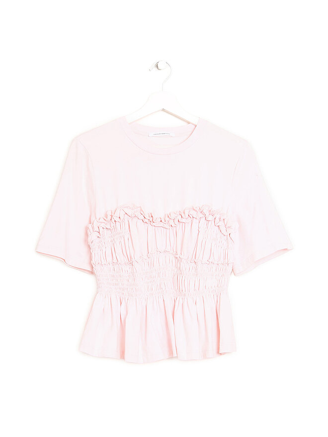CECILIE BAHNSEN Vilde Ruffled T-Shirt