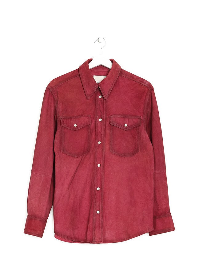ISABEL MARANT Danisia Suede Shirt