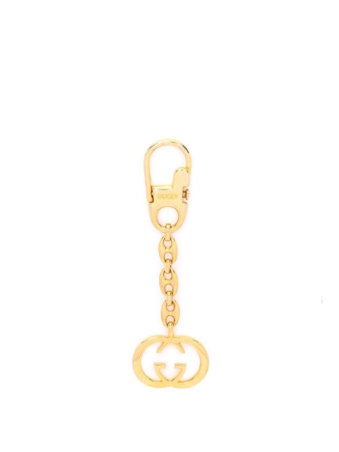 GUCCI Double G Logo Keychain