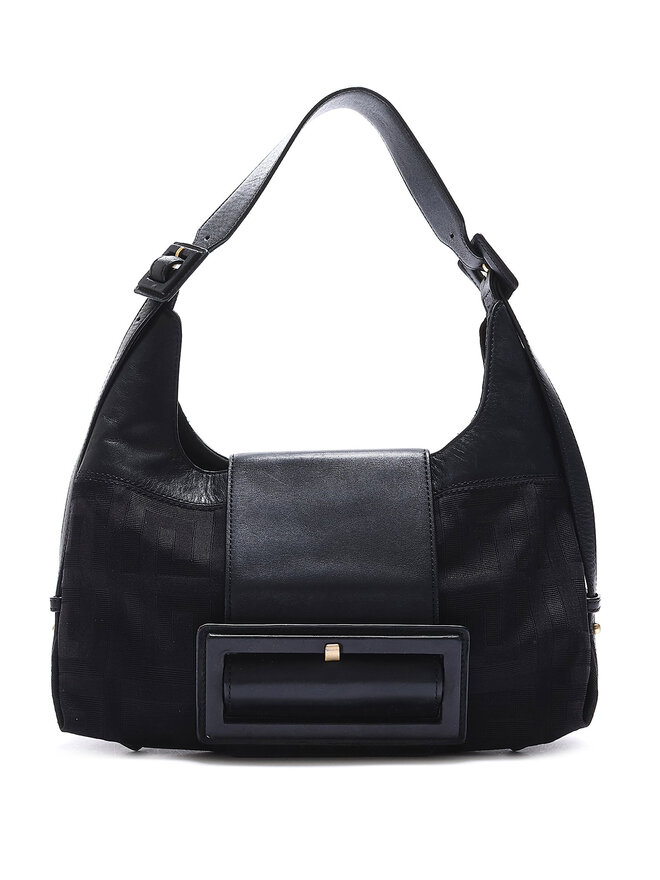 GIVENCHY Givenchy Monogram Leather Hobo Bag