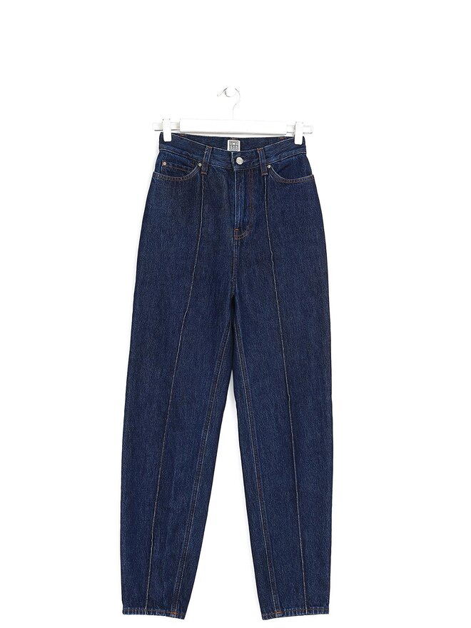 TOTEME Jeans à Jambes Fuselées Bleu Foncé